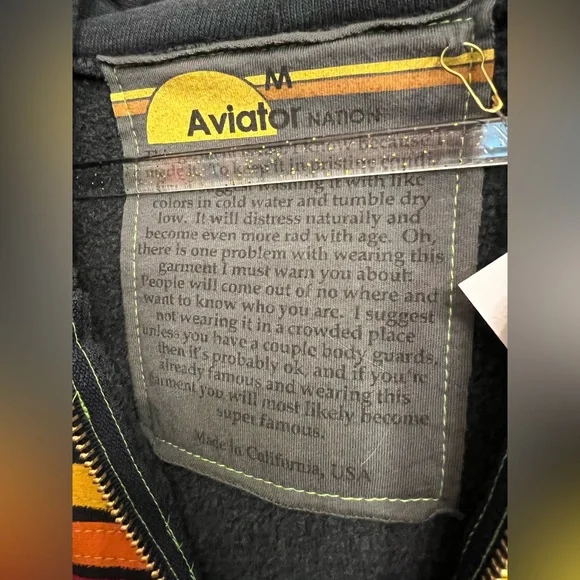 Aviator Nation 5 Stripe Hoodie - Picture 3 of 6